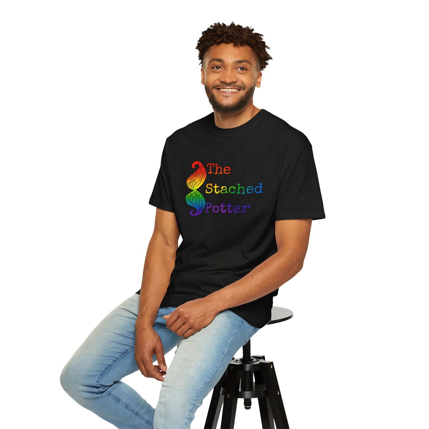 The Stached Potter Rainbow Graphic T-Shirt