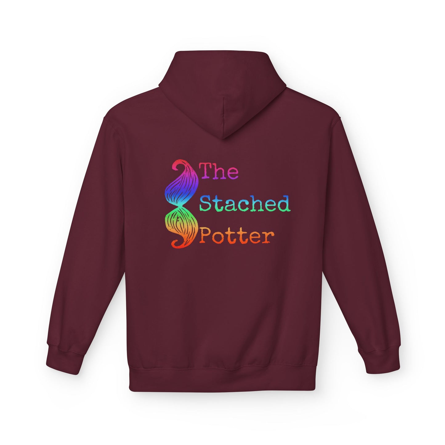 Rainbow Mustache Hoodie