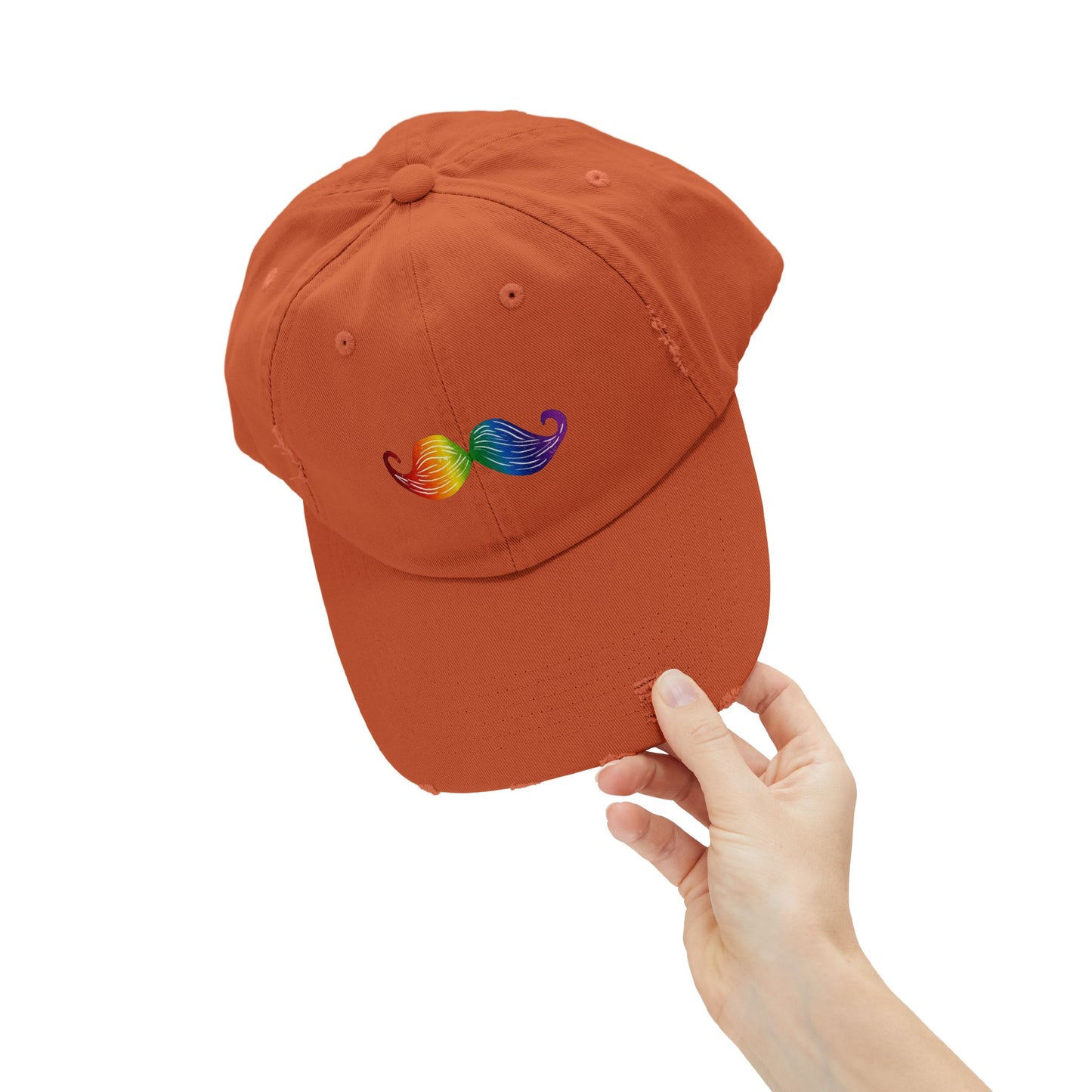 Rainbow Stache Hat