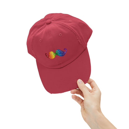Rainbow Stache Hat