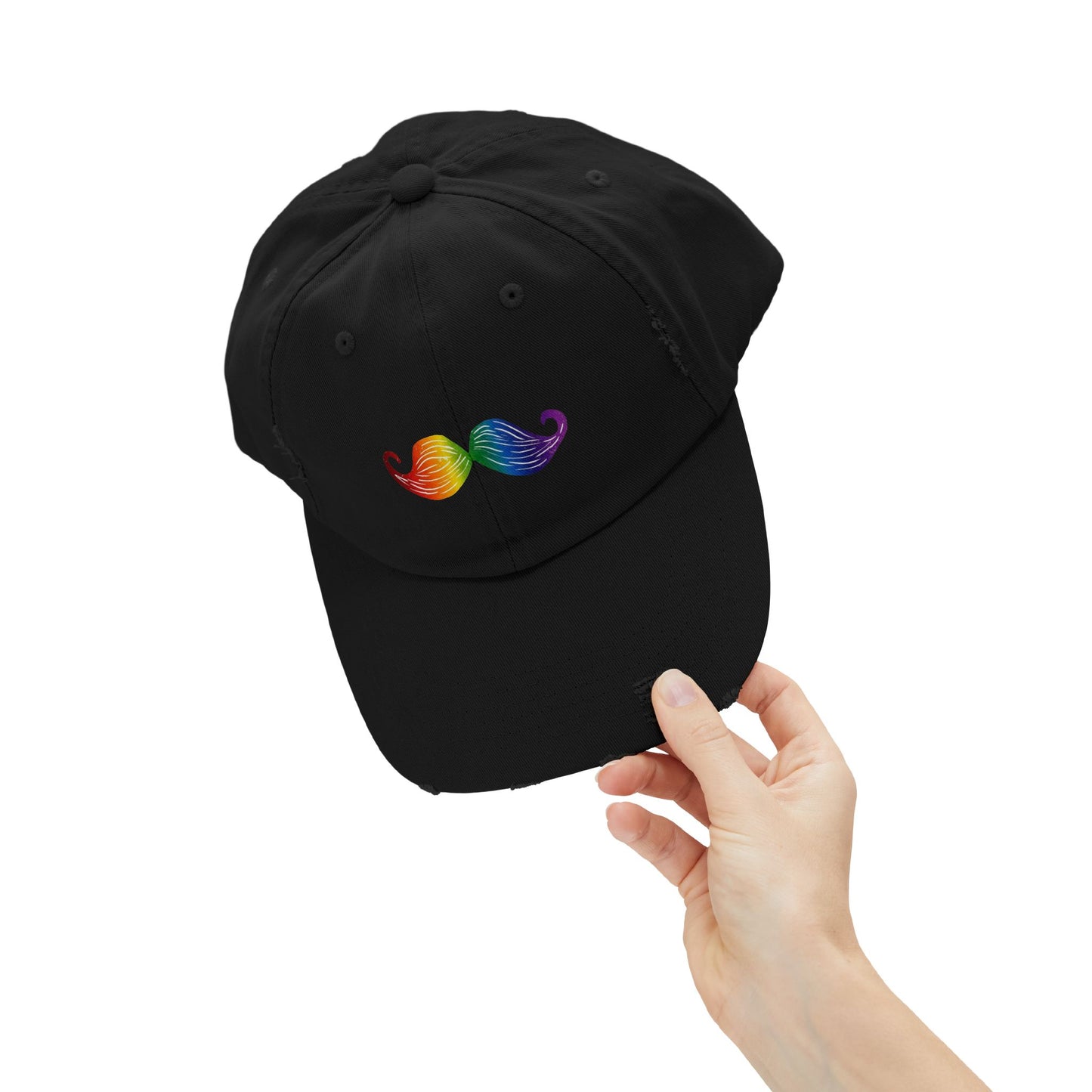 Rainbow Stache Hat