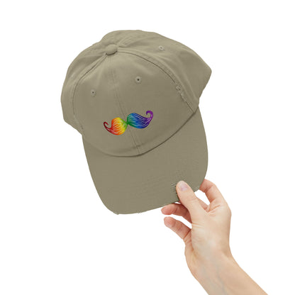 Rainbow Stache Hat