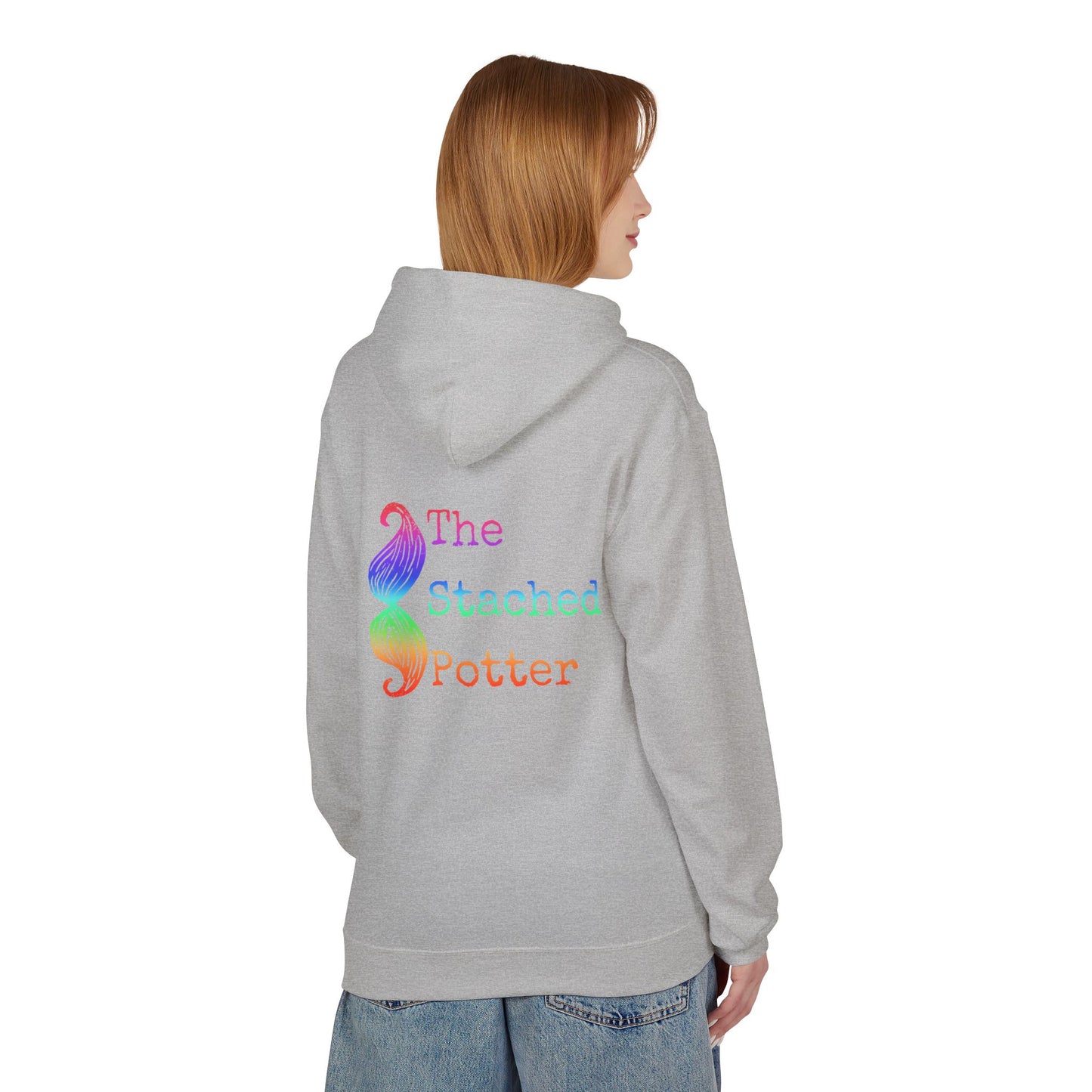 Rainbow Mustache Hoodie