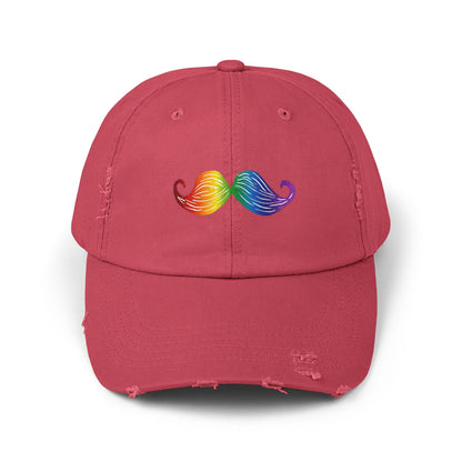 Rainbow Stache Hat