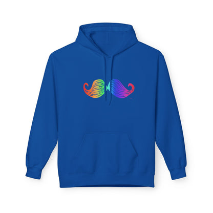 Rainbow Mustache Hoodie