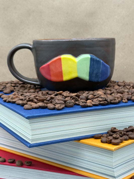 Rainbow Pride Mugstache