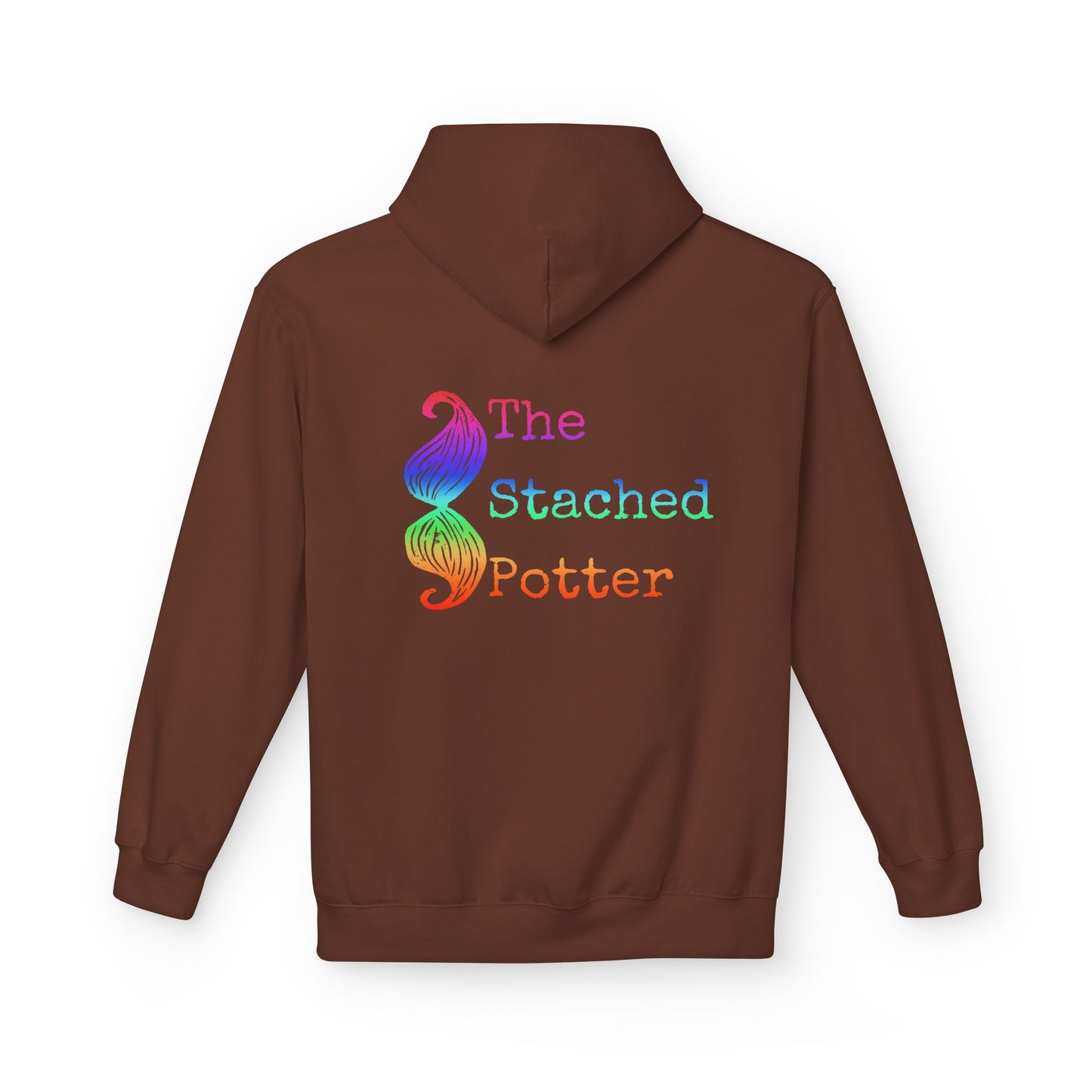Rainbow Mustache Hoodie