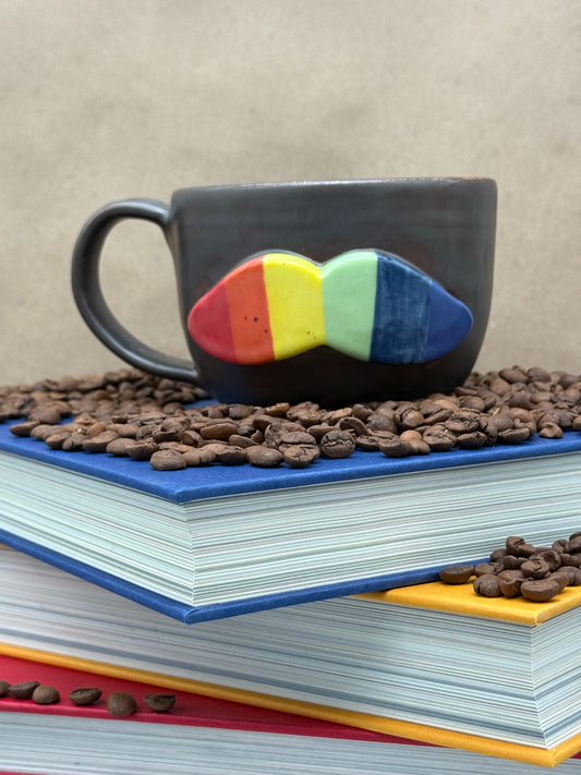 Rainbow Pride Mugstache