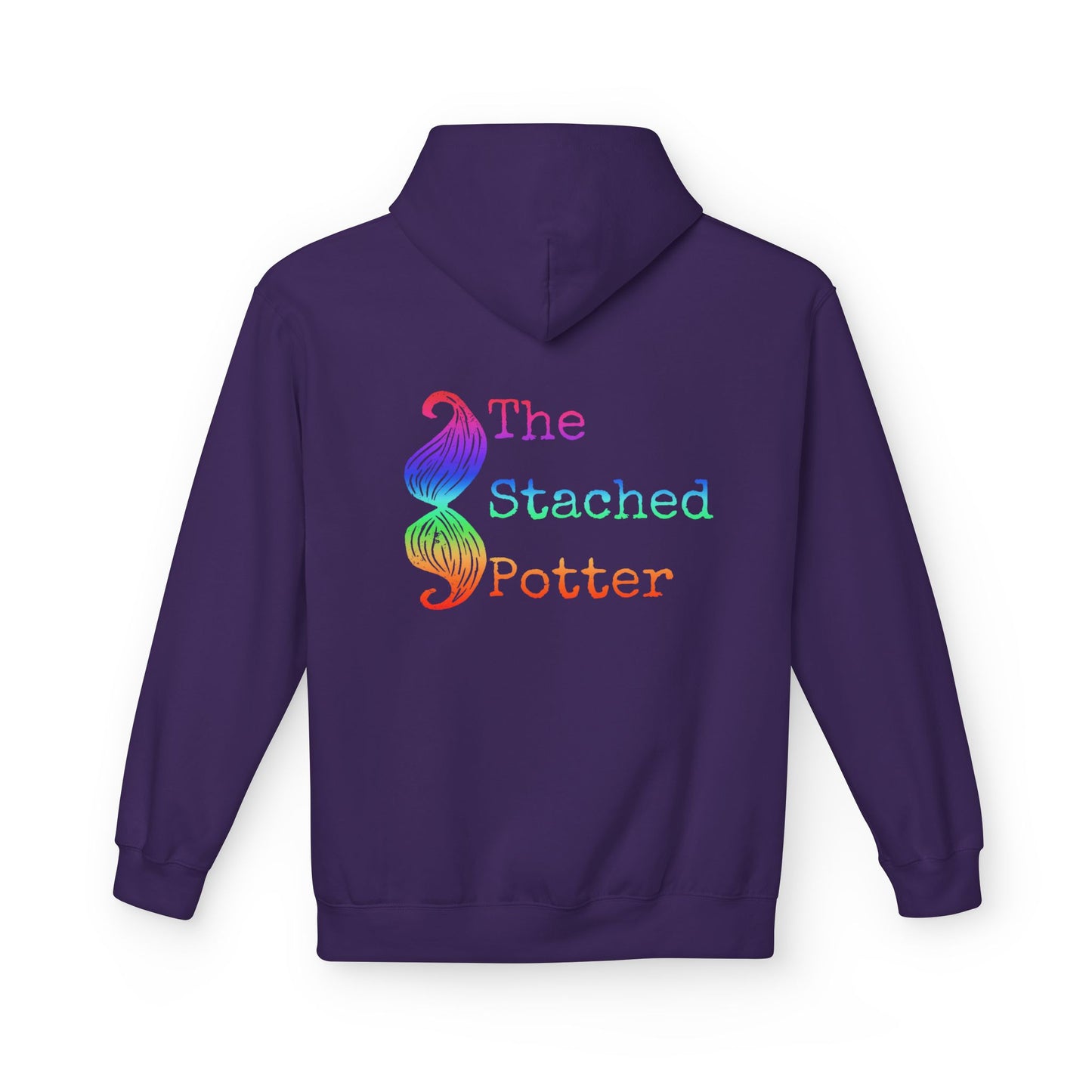 Rainbow Mustache Hoodie