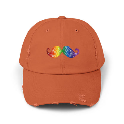 Rainbow Stache Hat