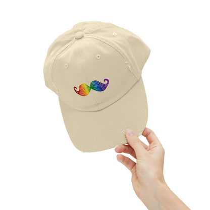 Rainbow Stache Hat