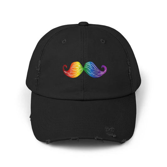 Rainbow Stache Hat