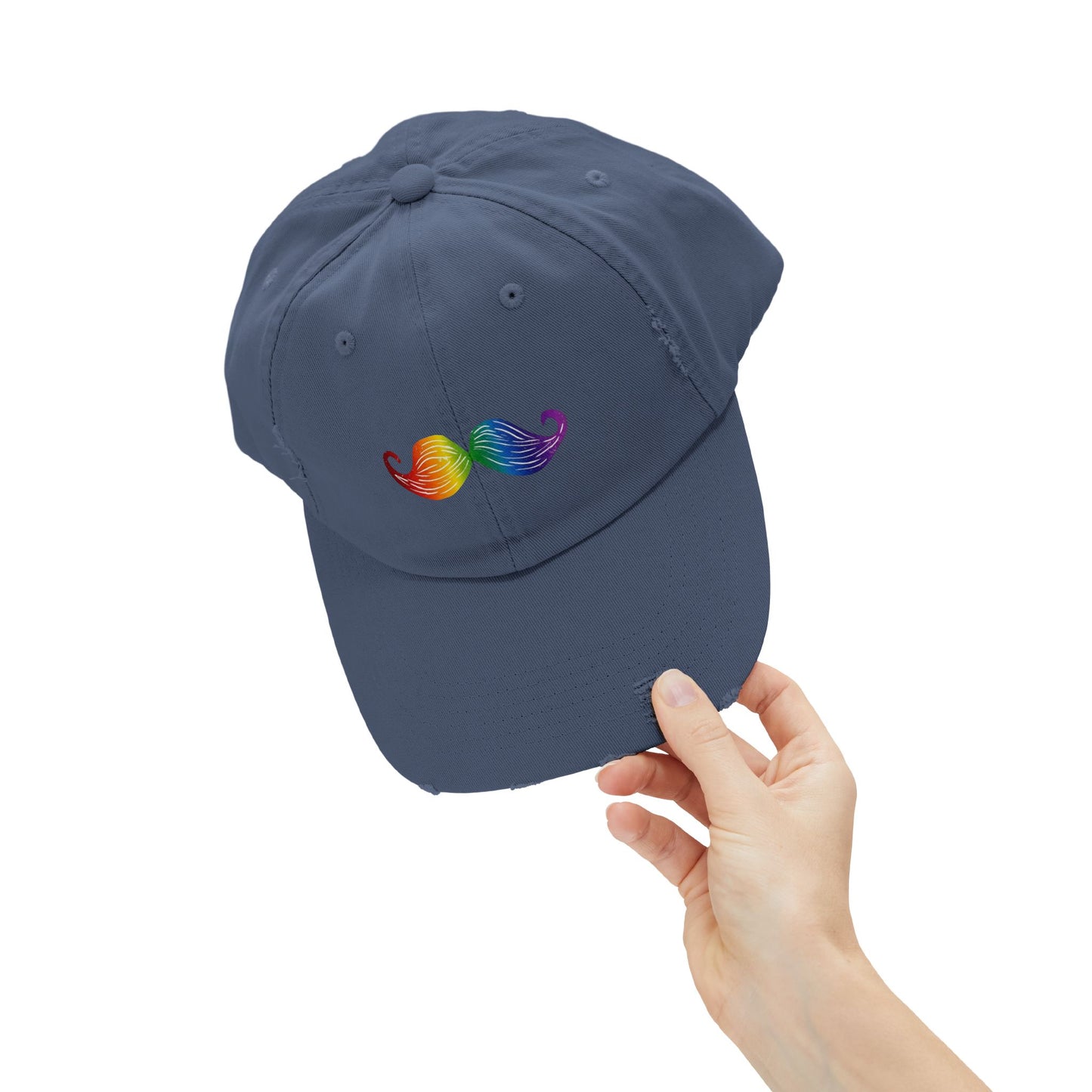 Rainbow Stache Hat