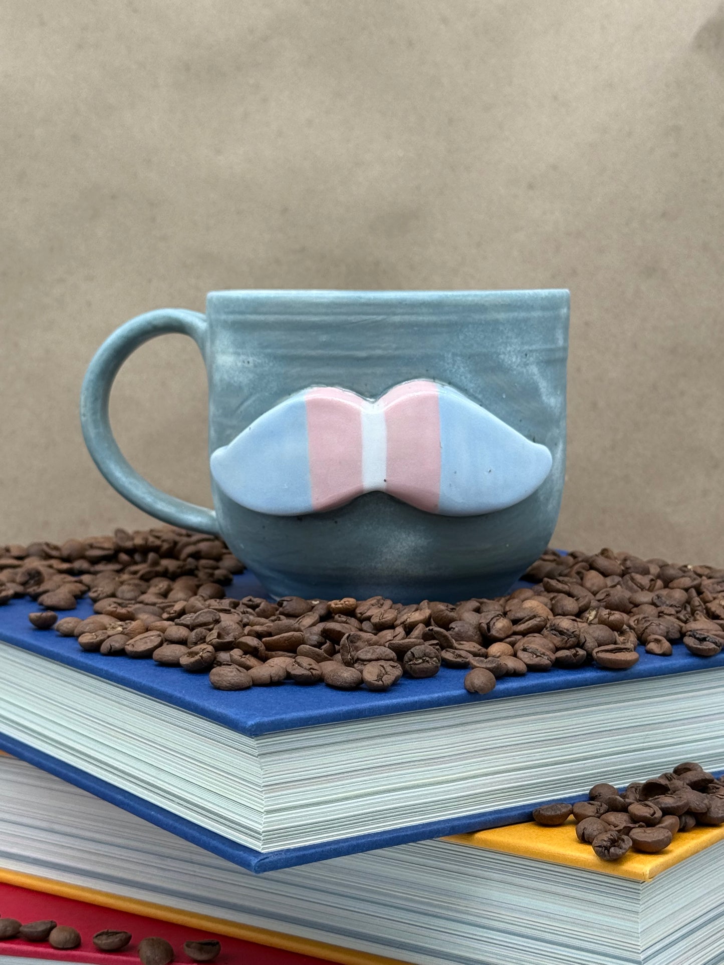 Trans Pride Mugstache