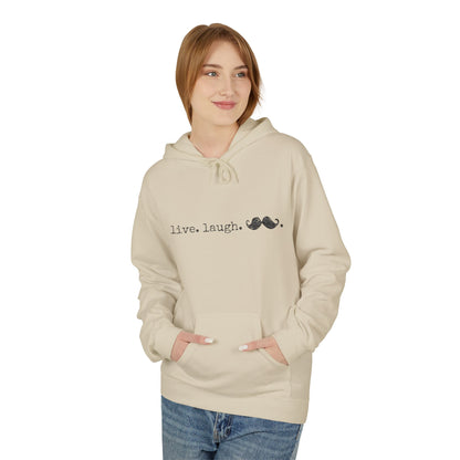 Live. Laugh. Mustache. Hoodie