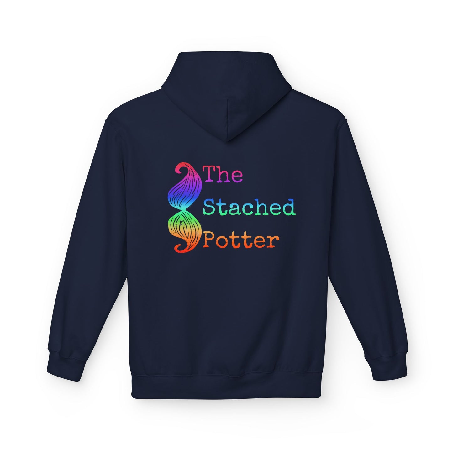 Rainbow Mustache Hoodie