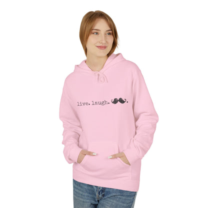 Live. Laugh. Mustache. Hoodie