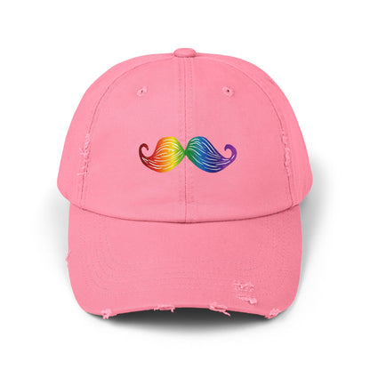 Rainbow Stache Hat