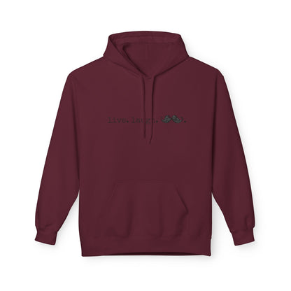Live. Laugh. Mustache. Hoodie