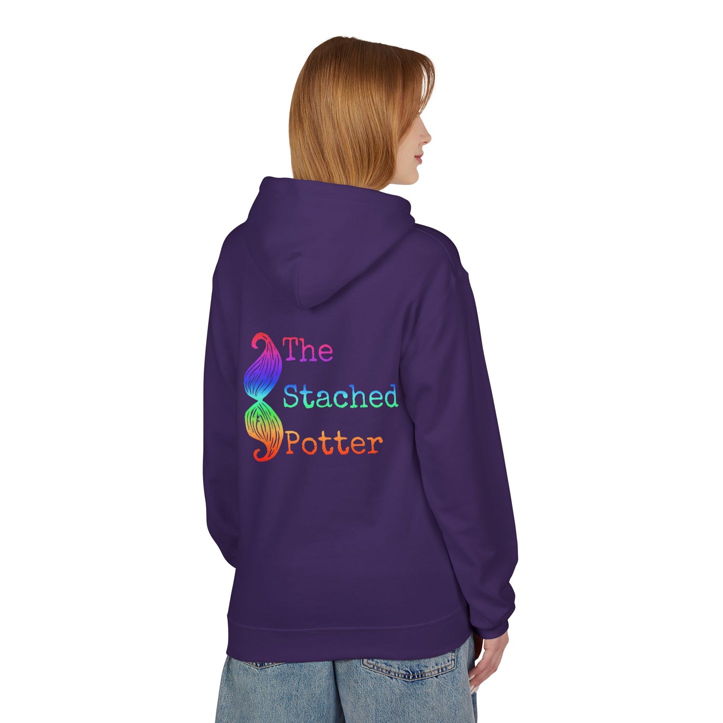 Rainbow Mustache Hoodie