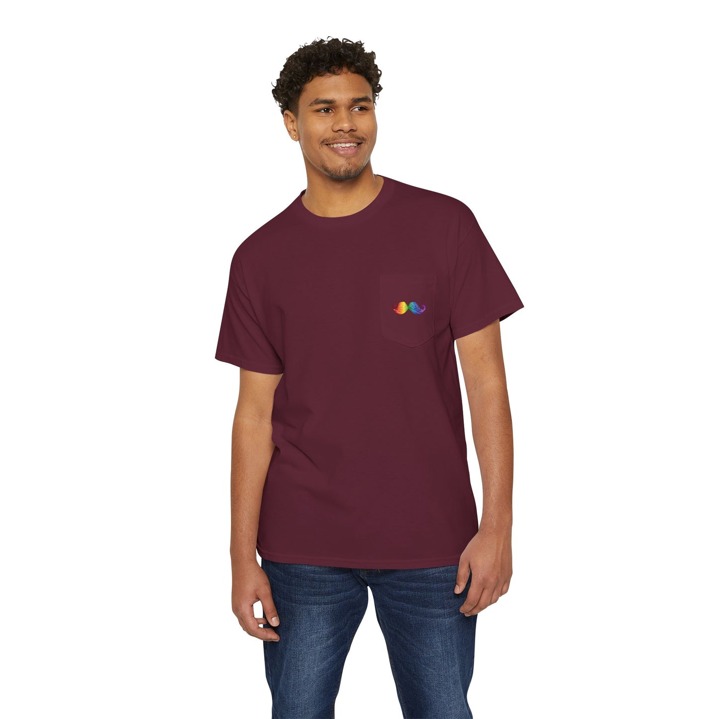 Rainbow The Stached Potter Pocket T‑Shirt