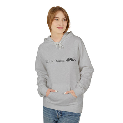 Live. Laugh. Mustache. Hoodie