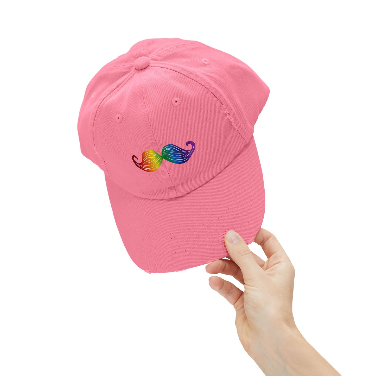 Rainbow Stache Hat