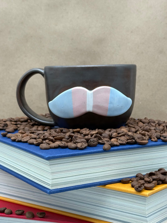 Trans Pride Mugstache