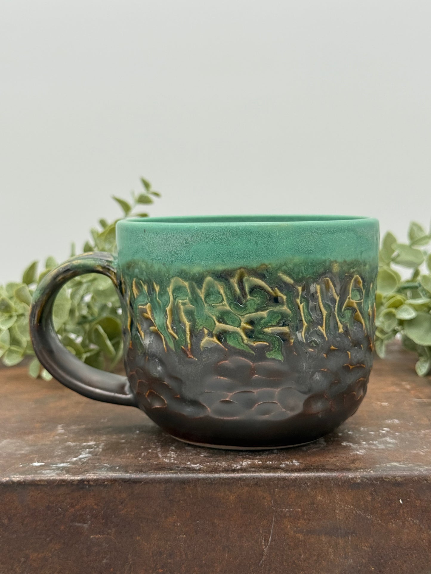 Patina Textured Mug