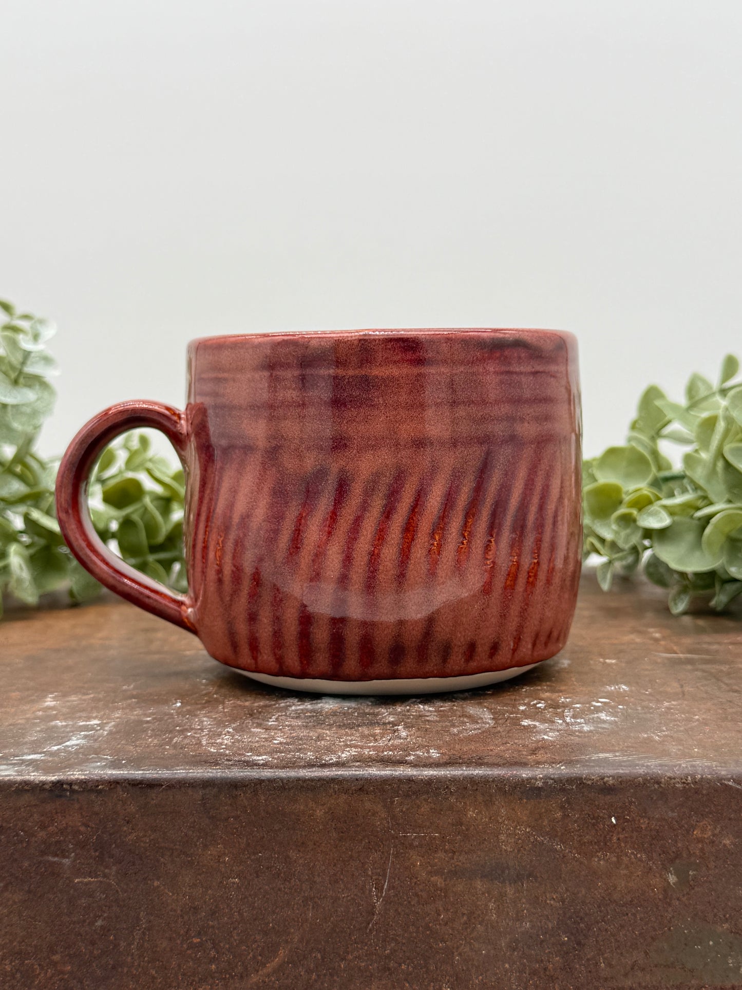 Cinnamon Grooved Mug