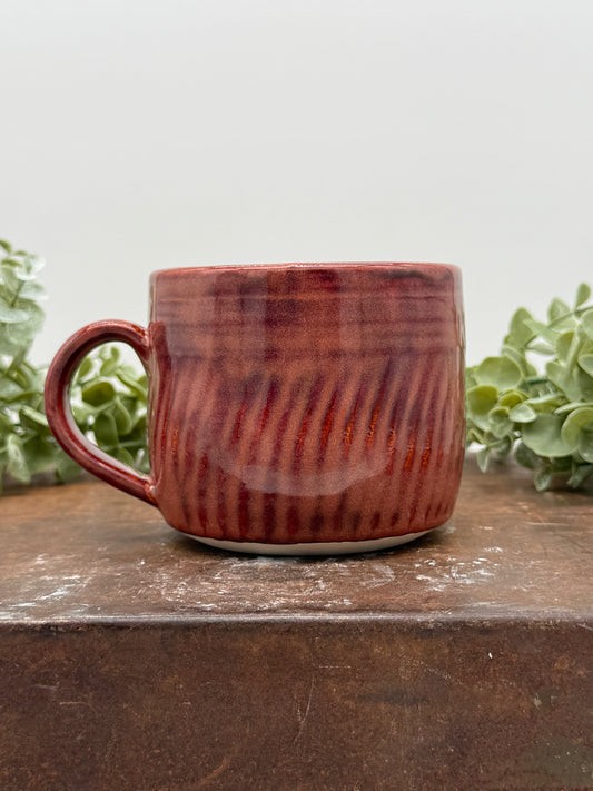 Cinnamon Grooved Mug