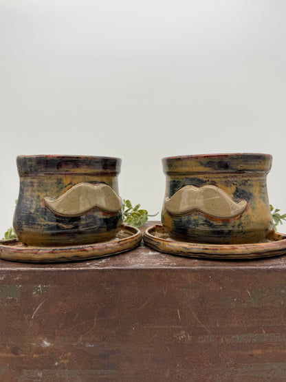 Stached Pot Book Ends