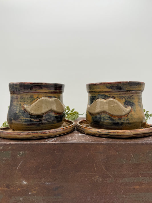 Stached Pot Book Ends